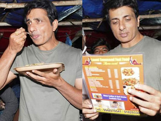Sonu Sood Came To the Fastfood center at Begumpet
